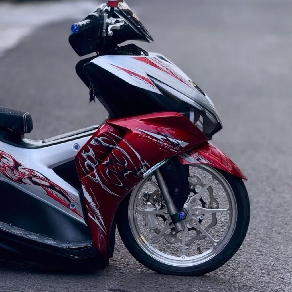 Striping Transparan Motor Aerox New Nvx Vietnam Style Proper Motif Aerox New Lyzora Rzk List Mercury