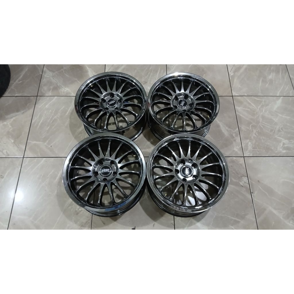 Velg bekas mobil hsr tolire ring 17 lebar 7.5 baut 5x114.3 velg only