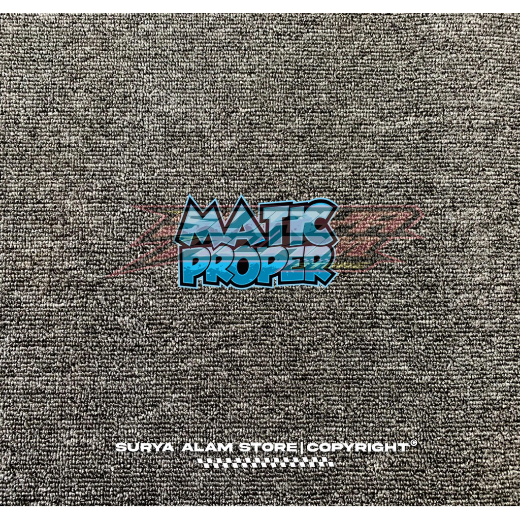 Stiker Cutting Matic Proper