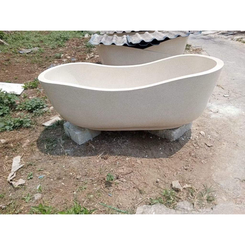 Bathtub Kamar Mandi Dewasa - betap mandi - Bathup Teraso Marmer - Bathtube Terazo P160-170 L70 T60