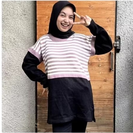 sweater rajut tebal preloved