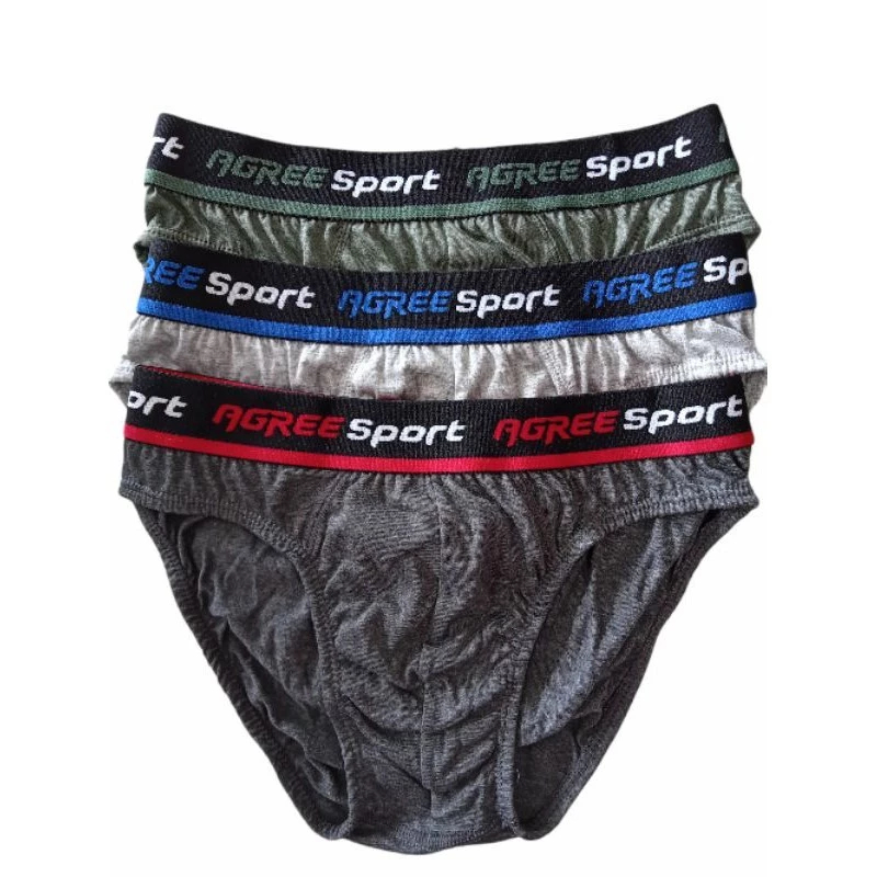 AGREE Sport 2311 3 Pcs Celana Dalam Pria Agree Coklat CD 2311 CD PRIA Mens Underwear Size M L XL XXL
