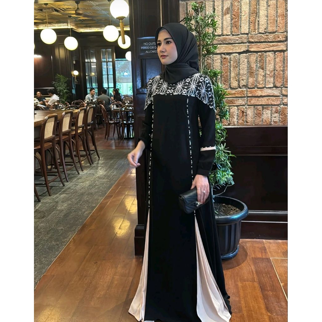 farina abaya new n ori javina official/ready siap kirim