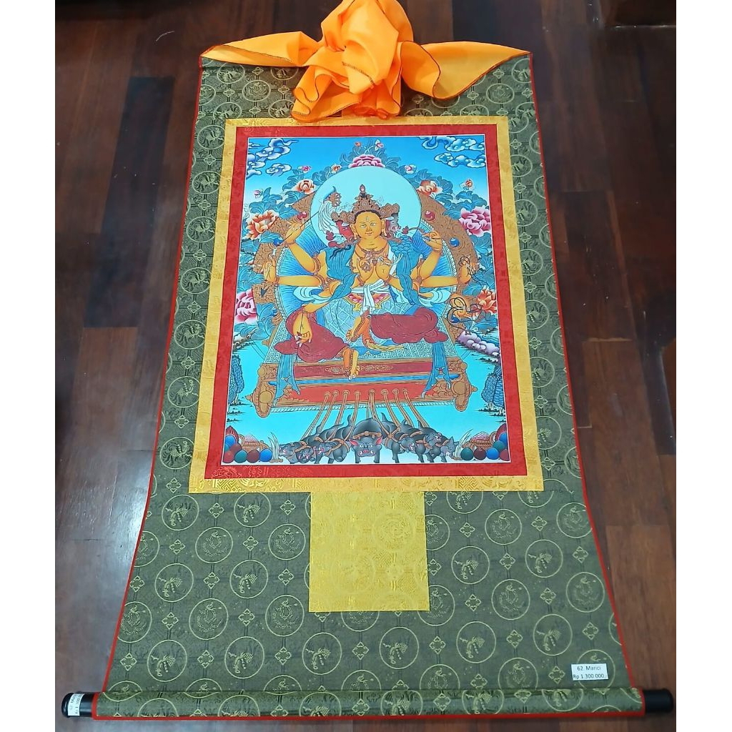 Thangka  Marici ( 62 ) - Lukisan Thangka - Tibetan Nepal