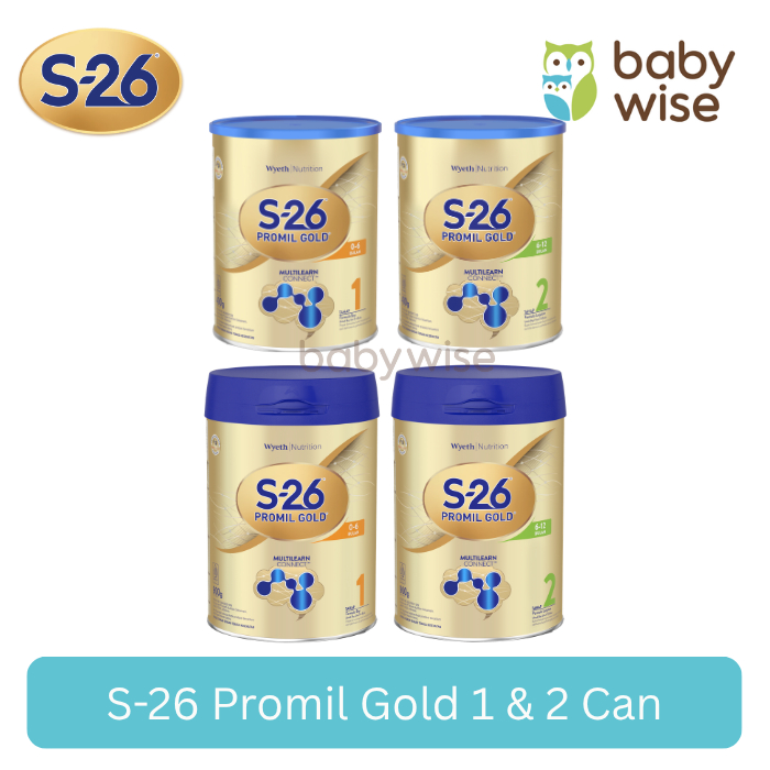 S-26 Promil Gold 1 & 2 Can - Susu Formula Bayi