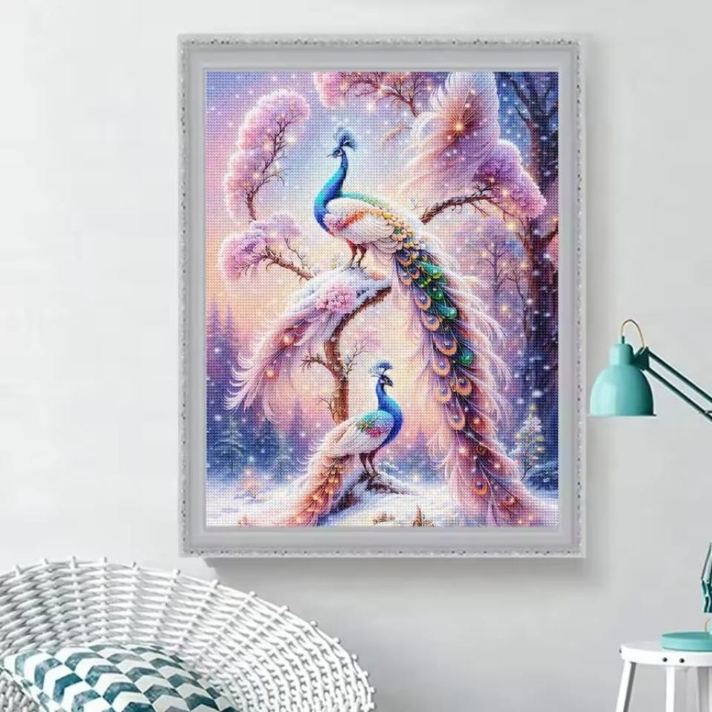 PROMO Set Popular DIY diamond painting full of acrylic diamond 5D Lukisan akrilik berlian 5D Populer