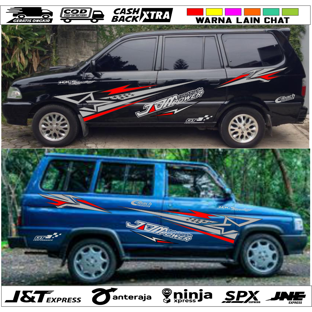 [COD] STIKER CUTTING MOBIL KIJANG SUPER KIJANG ROVER MOTIF JDM TERBARU