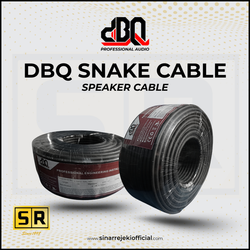 Speaker / Snake Cable DBQ 2 x 4 100 M / kabel spiker