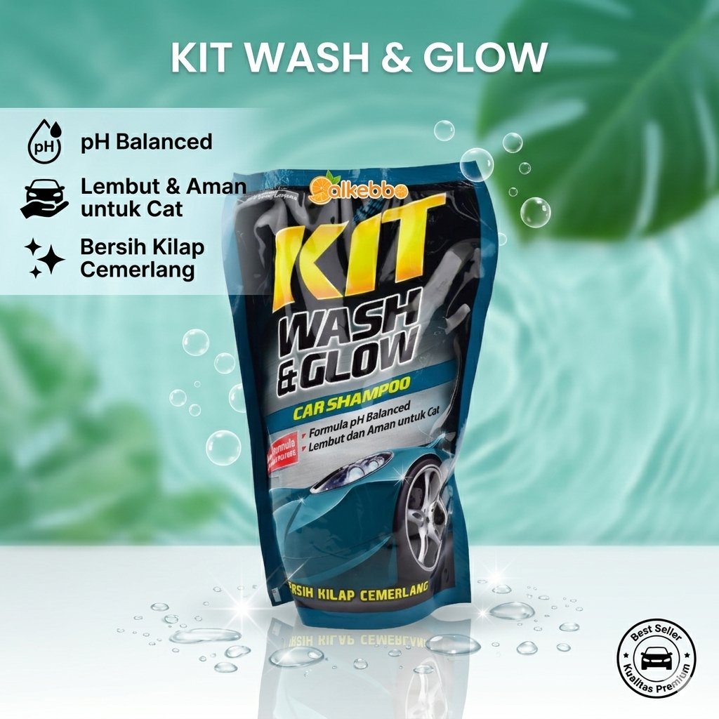 Kit Car Wash Shampoo Mobil 720ml - Sabun Cuci Mobil Refill