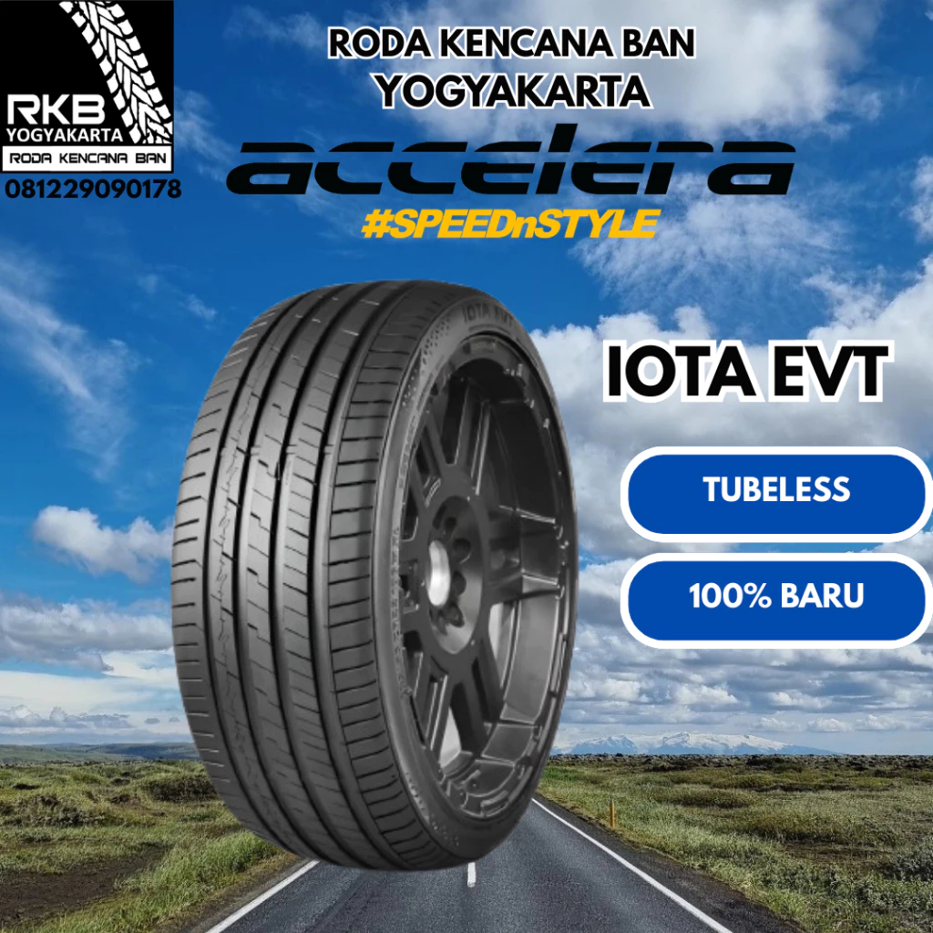 205 40 R18 - Accelera Iota EVT ukuran 205/40 R18 Ban Mobil