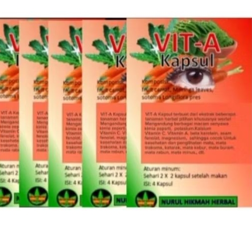Obat mata herbal Vit-A kapsul