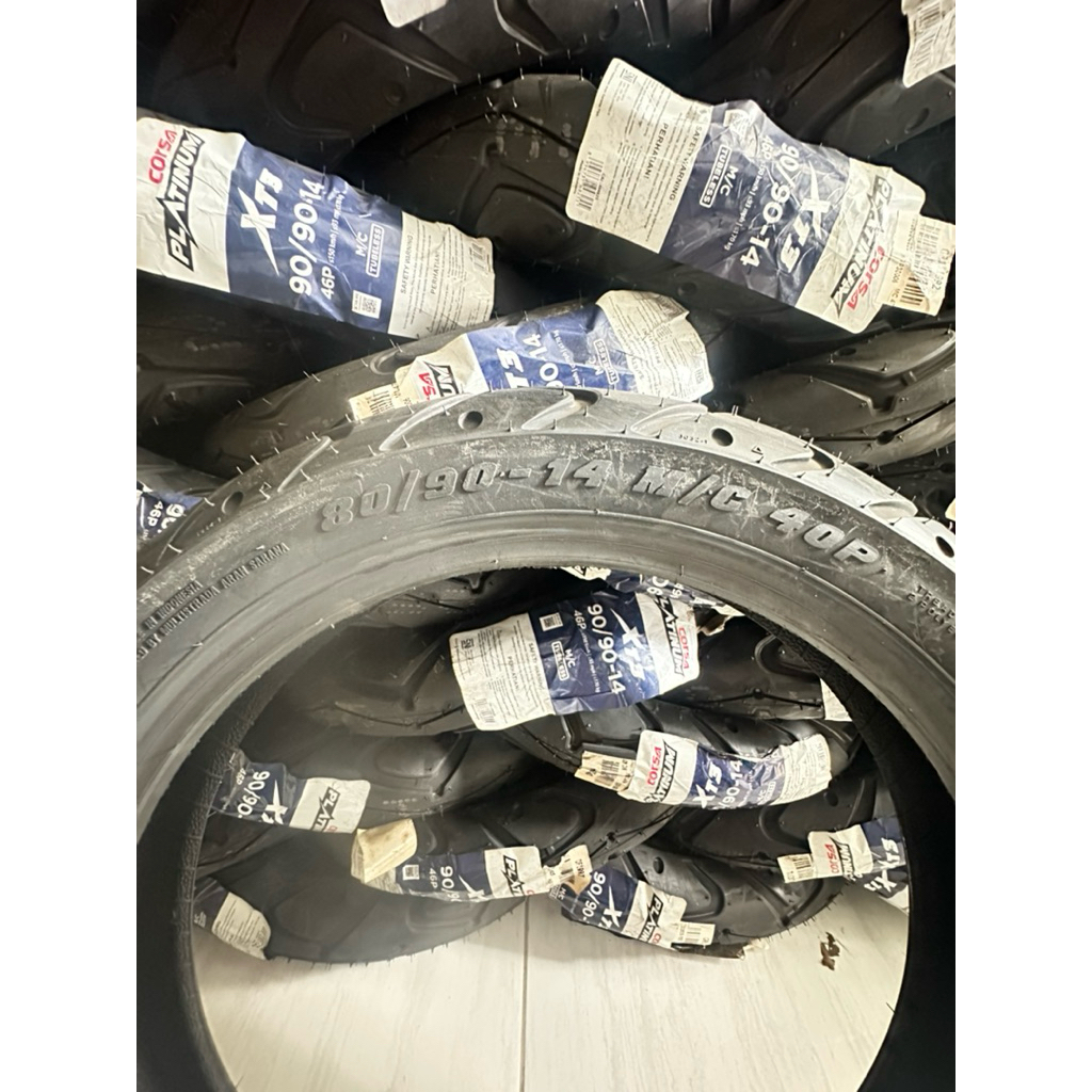 Promo Ban 80/90 ring 14 Corsa XT3 tubles 2025 Baru