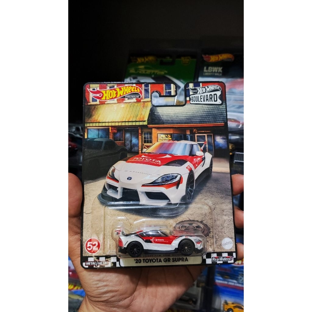 Hotwheels Toyota GR Supra Premium Putih Greedy