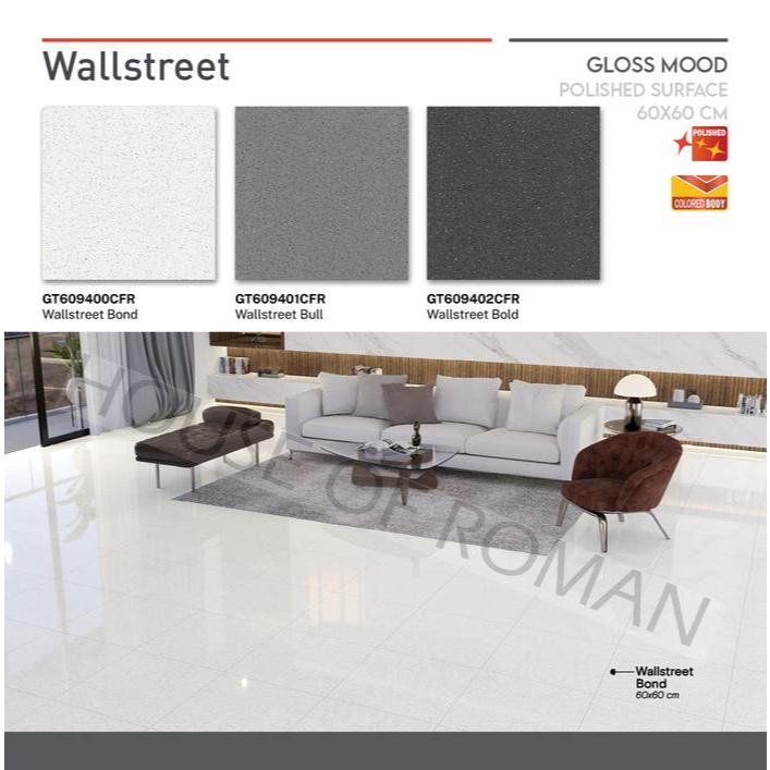 ROMAN GRANIT GLOSSY 60x60 Wallstreet