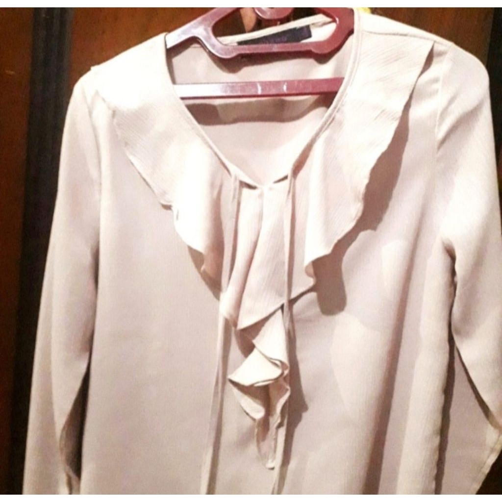 Baju Atasan Wanita Warna Coklat Muda