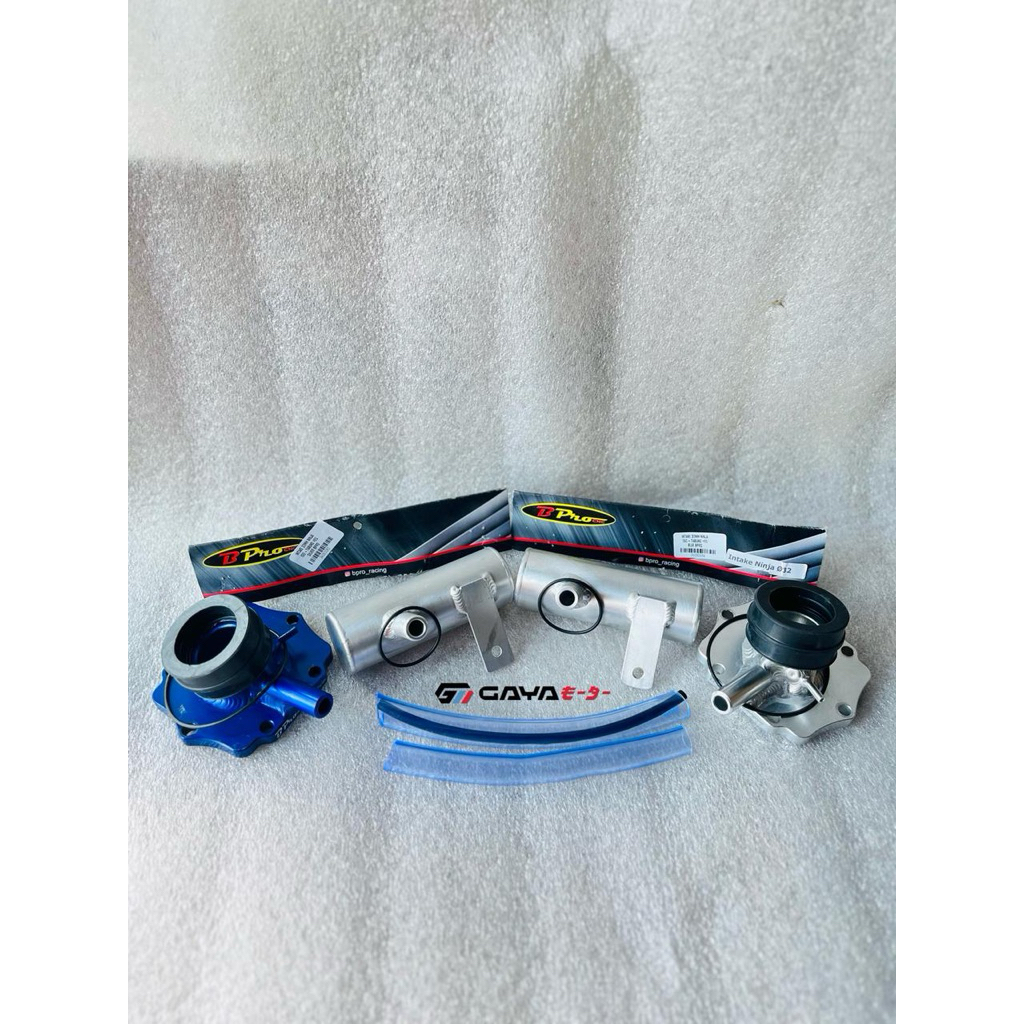 Intake Bpro Racing kawasaki ninja 150 R RR 150cc KR KRR serpico almu untuk karbu karburator 26 28 30
