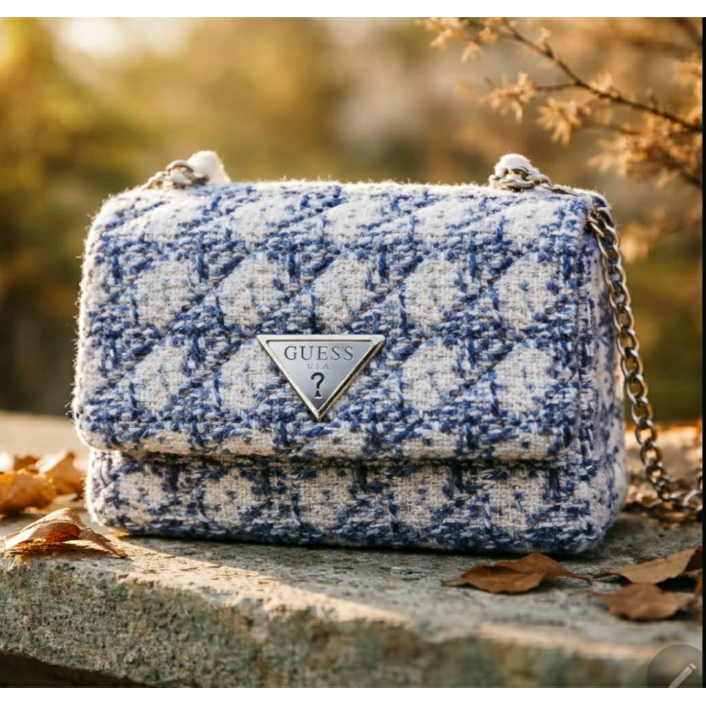 Guess Miny Tweed Convertible Crossbody