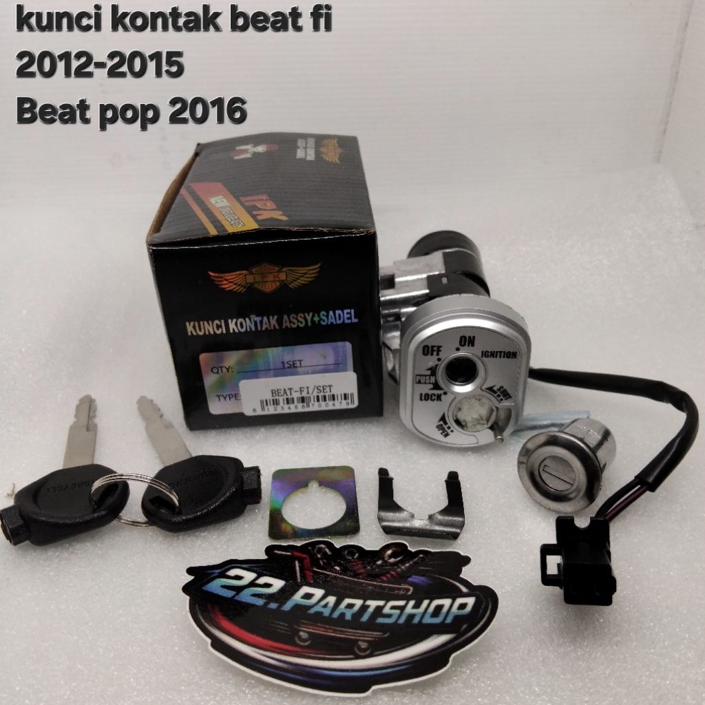 KUNCI KONTAK ASSY BEAT FI KUNCI KONTAK SET + JOK BEAT FI 2012/2015
