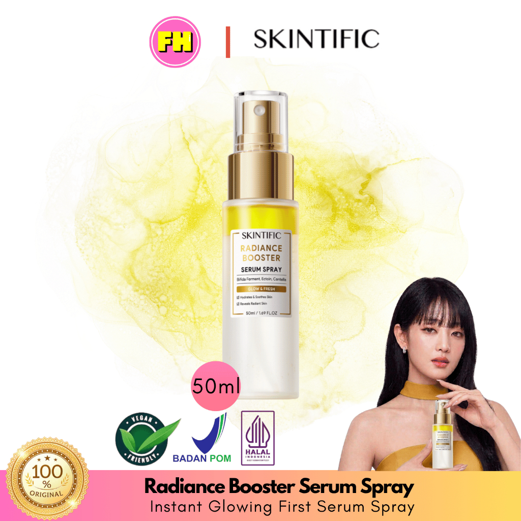 Skintific Radiance Booster Serum Spray | Instant Glowing First Serum Spray 100ml - FH Beauty