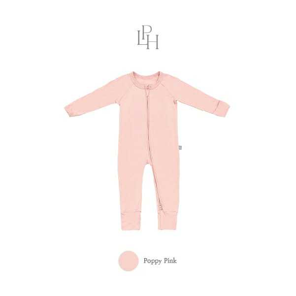LITTLE PALMERHAUS - SLEEPSUIT 15.0 POPPY PINK - 6 MONTHS