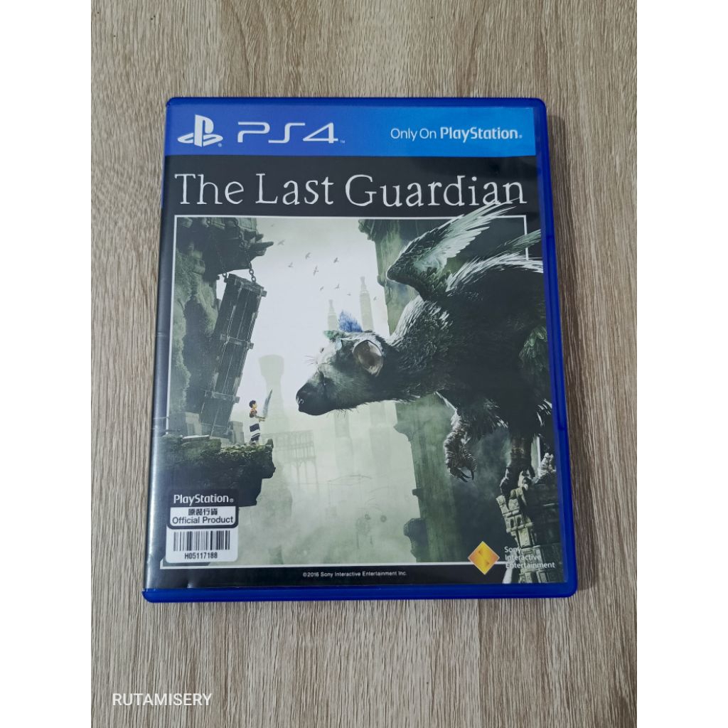 The Last Guardian region3 kaset bd ps4