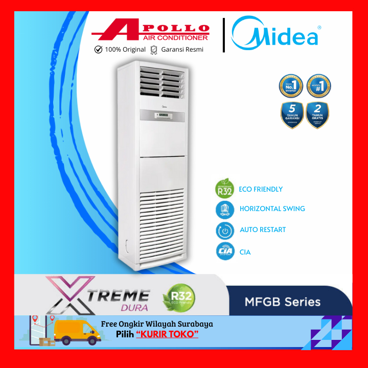 AC MIDEA STANDING FLOOR 3 PK MFGB 24 CRN2