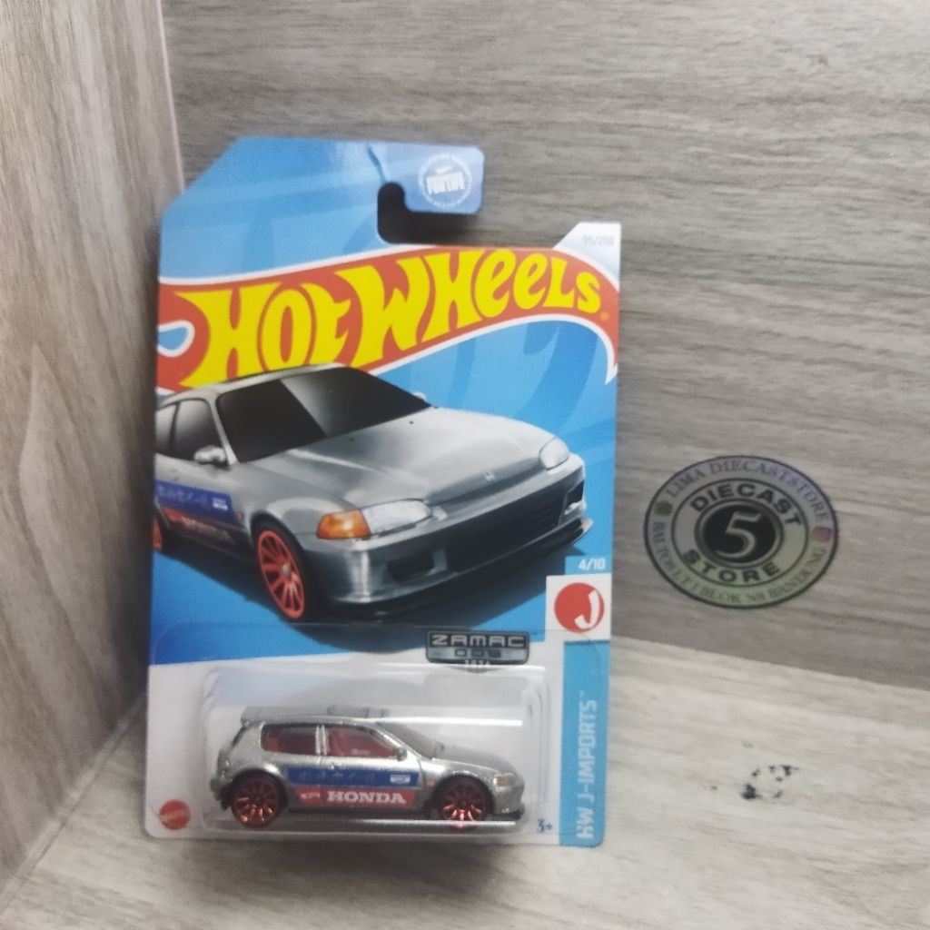hotwheels zamac 92 honda civic eg