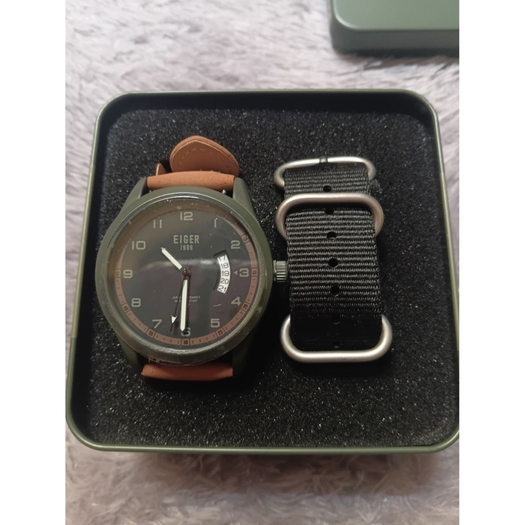 EIGER VERDON LAW DARK GREY watch (NEW)