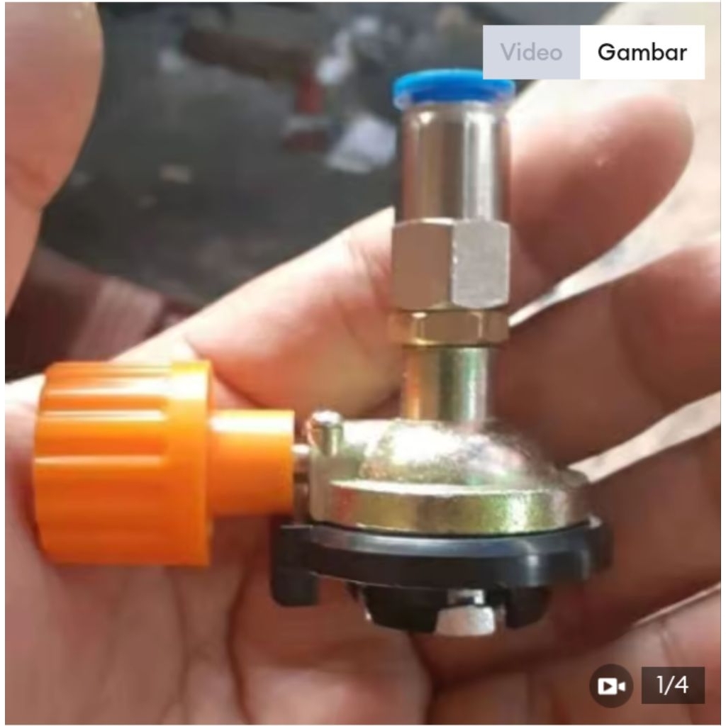 Sambungan atau Konektor untuk Refil Gas Alat isi ulang gas kaleng portabel