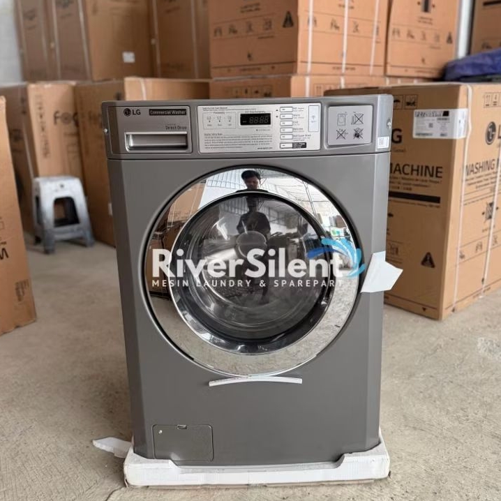 mesin cuci front loading LG giant max 13 kg | mesin laundry commercial