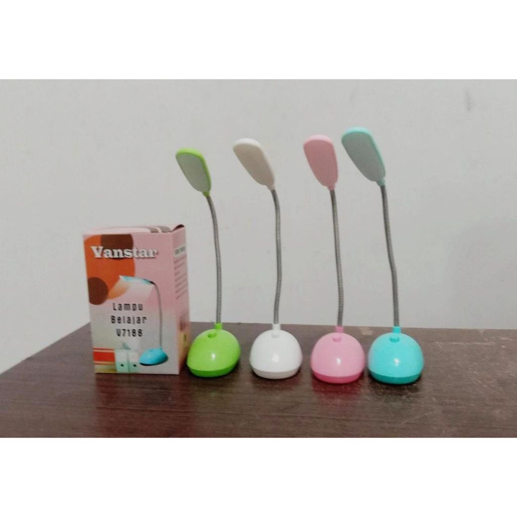 Lampu Belajar LED - Lampu Belajar Rechargeable - LAmpu Belajar Charger - Lampu Belajar V180 (Bisa di