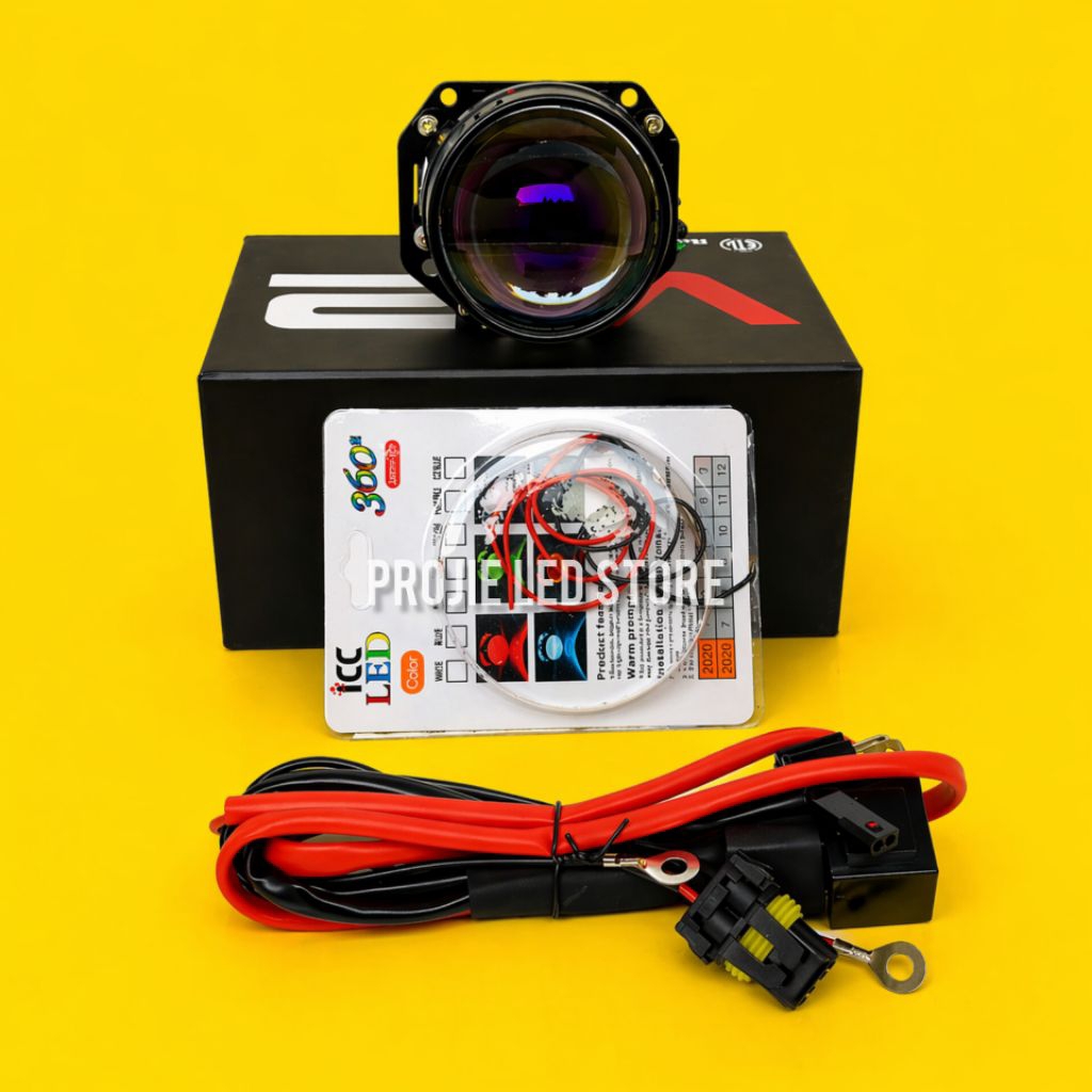 PAKET PROJECTOR BILED 2,5 INCH V12 C1 VINYX