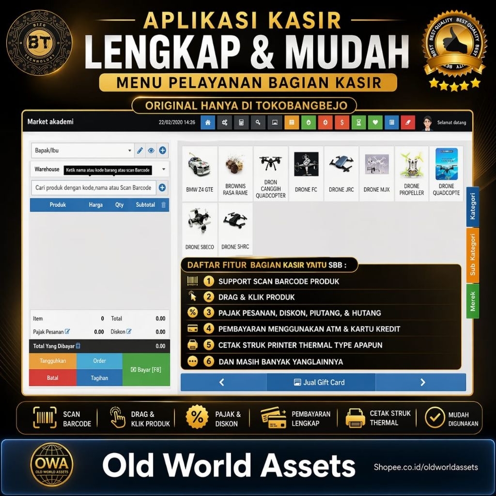 APLIKASI WEB SOURCE CODE PENJUALAN KASIR INVENTORY  APOTEK TOKO RETAIL GUDANG TOKO MULTI CABANG