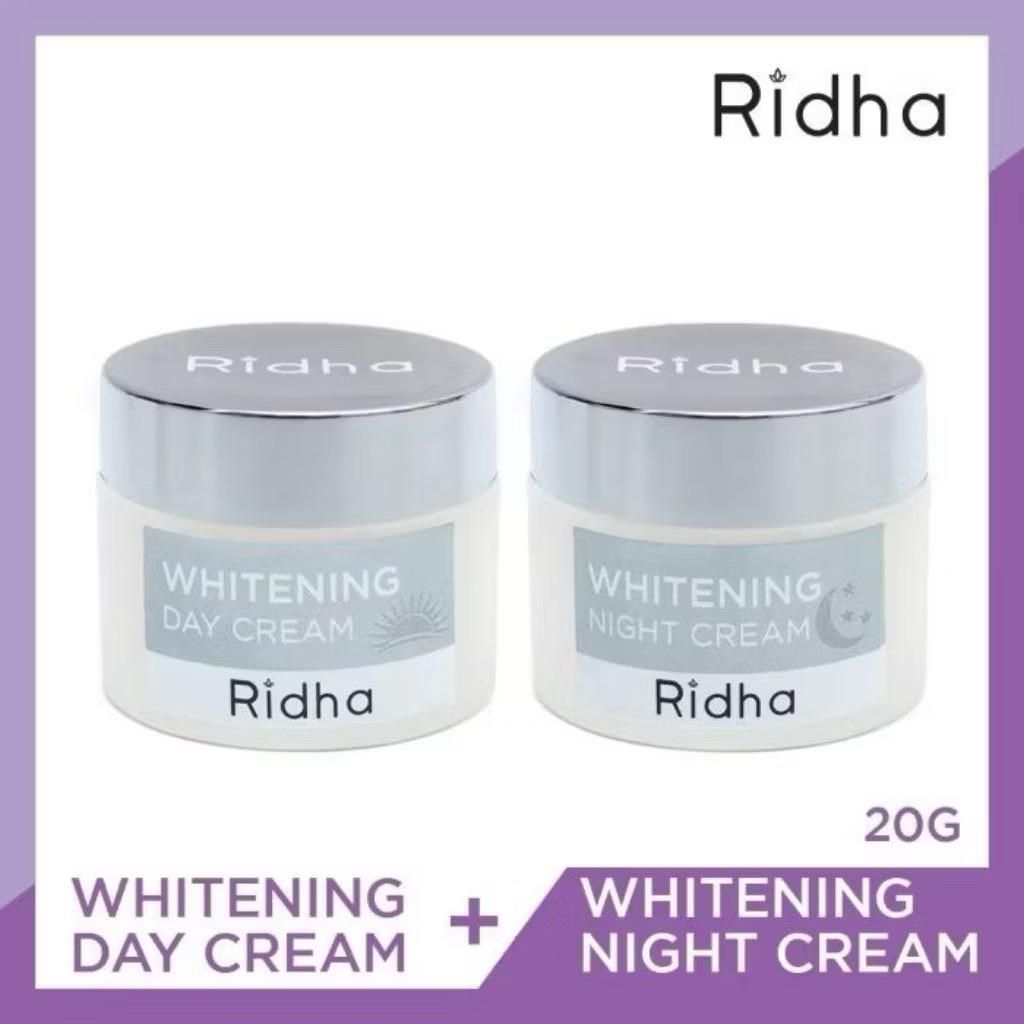 RIDHA WHITENING DAY CREAM, NIGHT CREAM