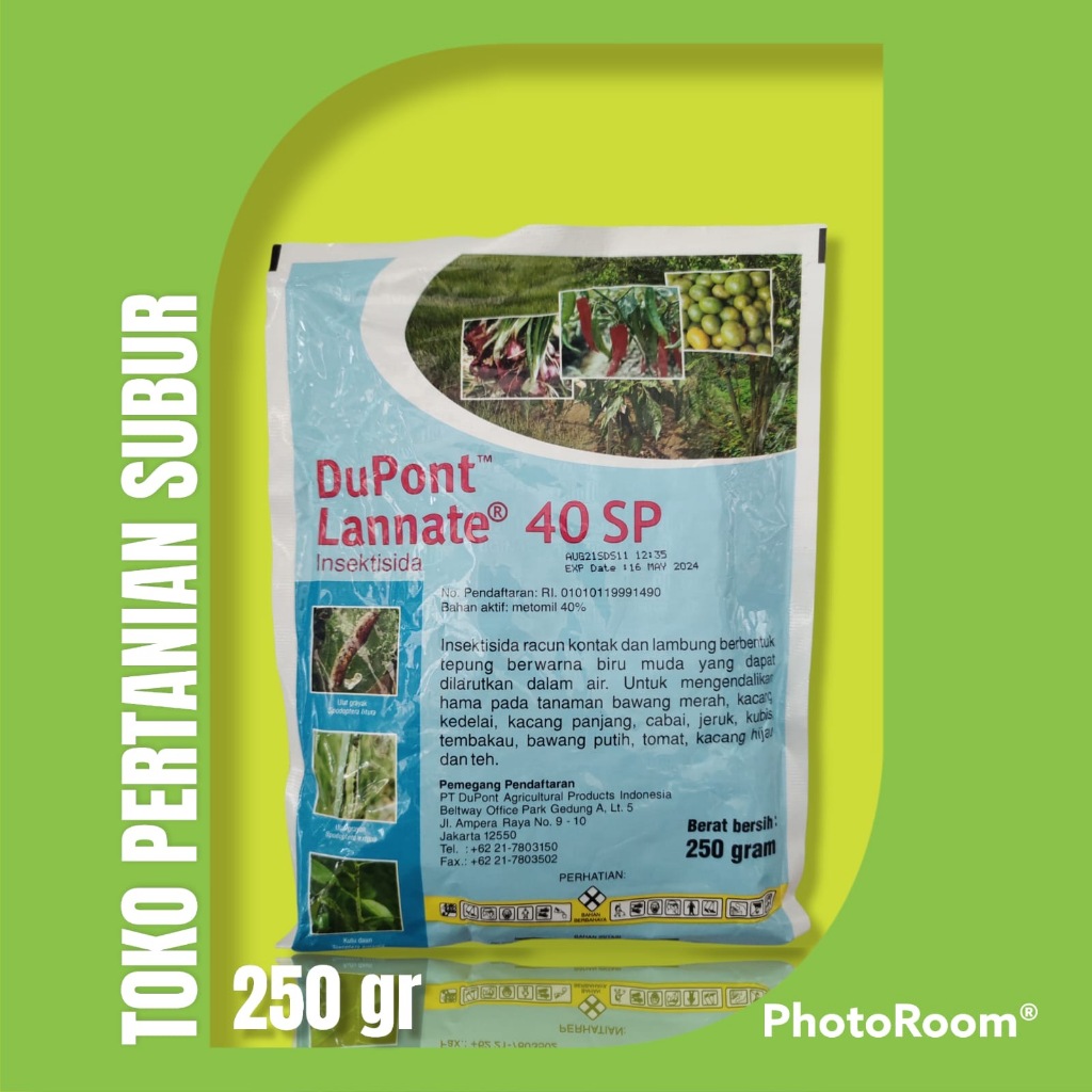 INSEKTISIDA LANNATE DUPONT LANNATE 40 SP - 250 GRAM