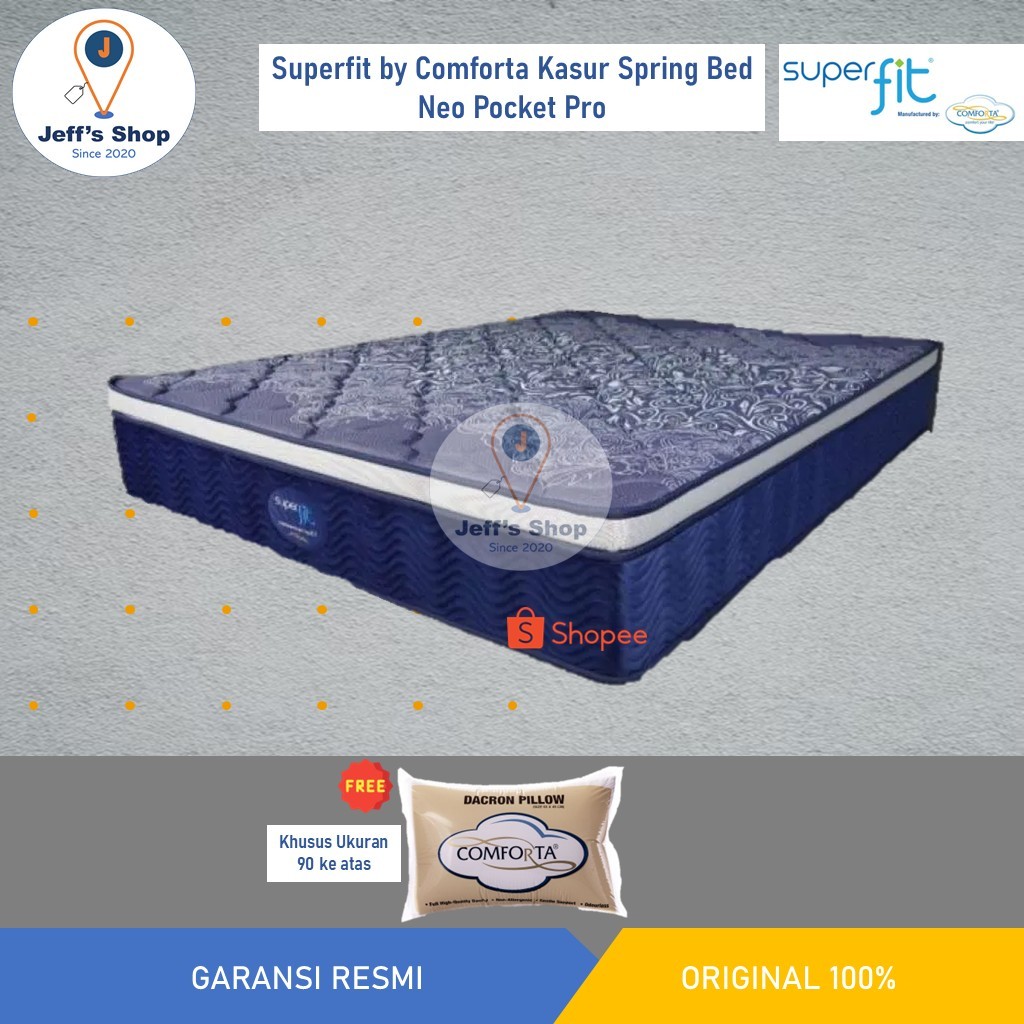 Superfit by Comforta Kasur / Matras Spring Bed Neo Pocket Pro