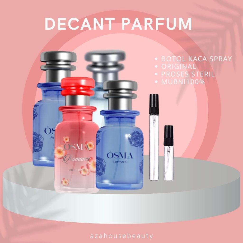 Azahouse - Decant Parfum Osma Cotton C,Amber S,Poudree F,Romance,Ambry A,Cytrus F