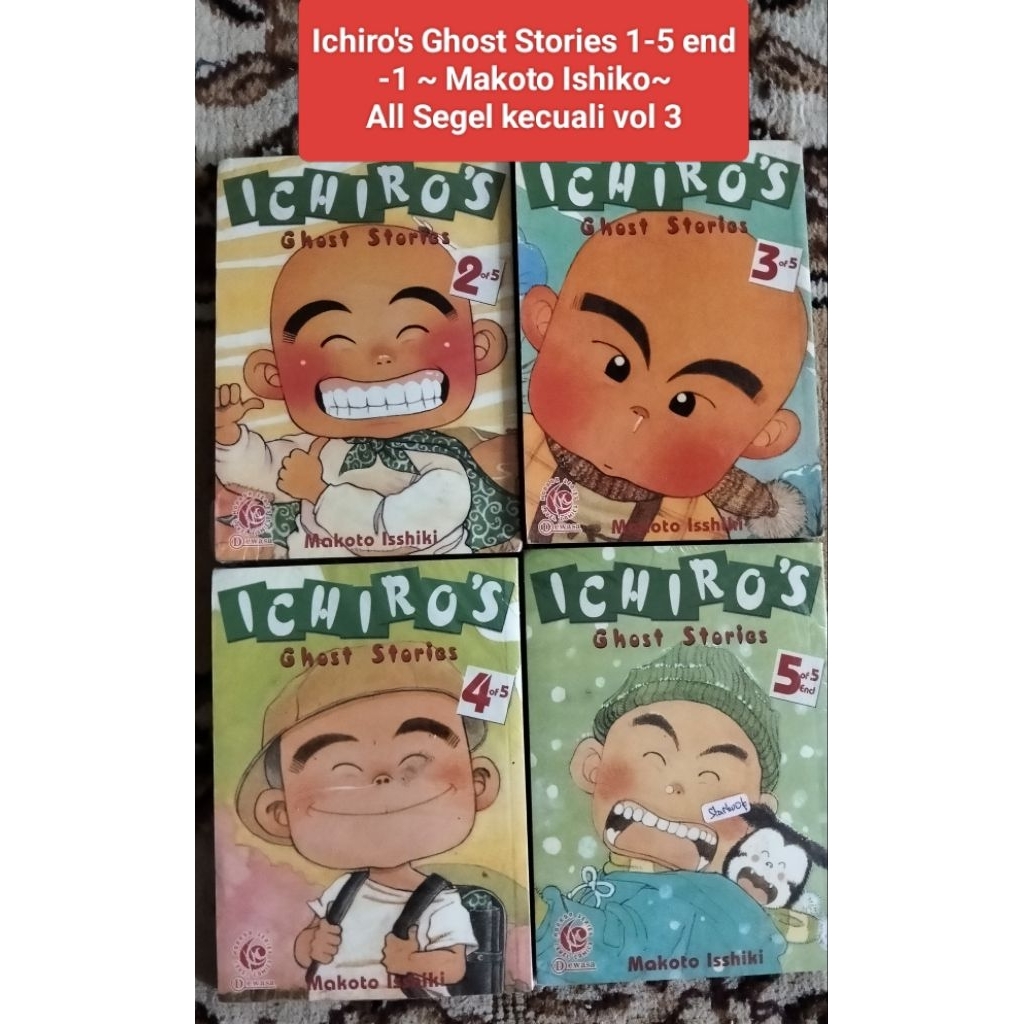 Ichiro's Ghost Stories 1-5 end minus vol 1 (Makoto Ishiki)