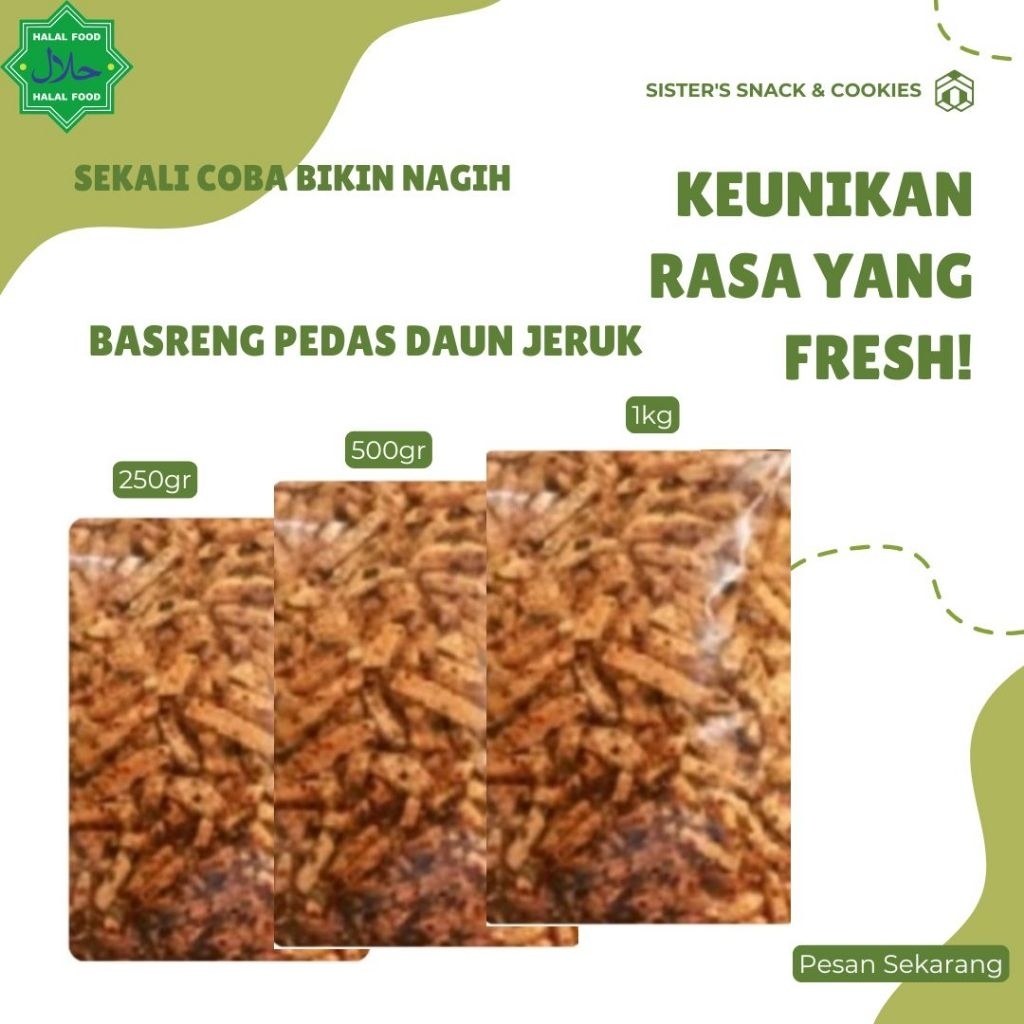 BASRENG STIK PONTIANAK / SOTONG GORENG PEDAS TIGA PUTRA