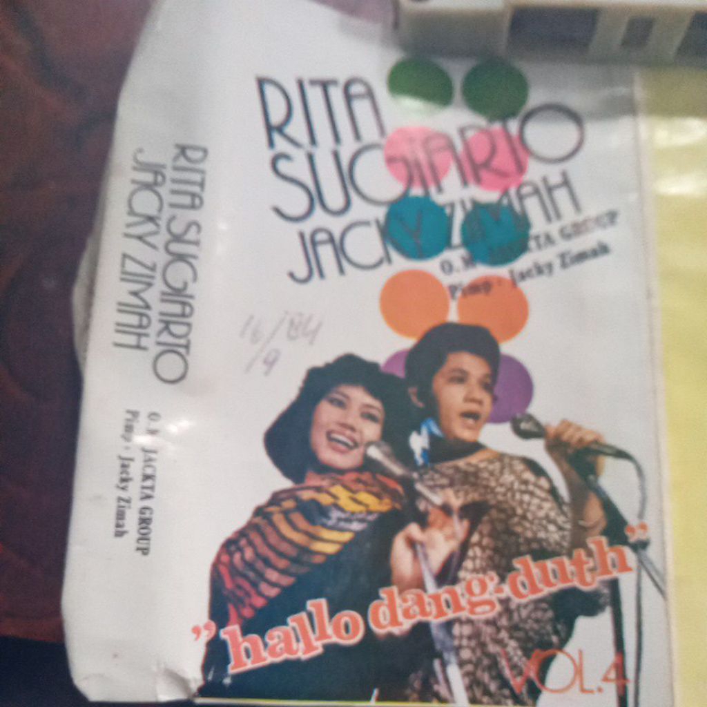 kaset pita RITA SUGIARTO JACKY ZIMAH D348