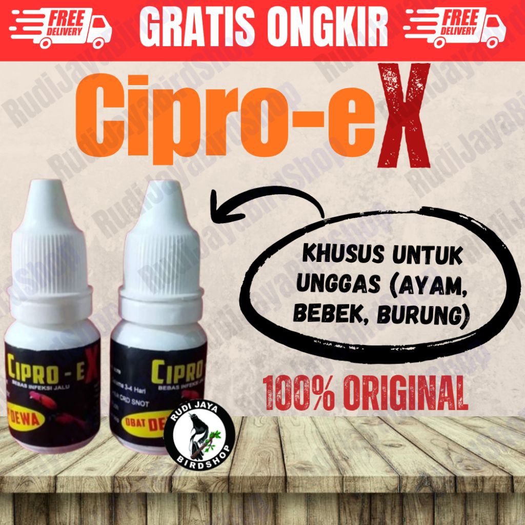 CIPRO-EX CIPRO EX OBAT AYAM SAKIT SNOT CRD LUMPUH NGOROK FLU BURUNG AMPUH OBATI SEMUA PENYAKIT AYAM