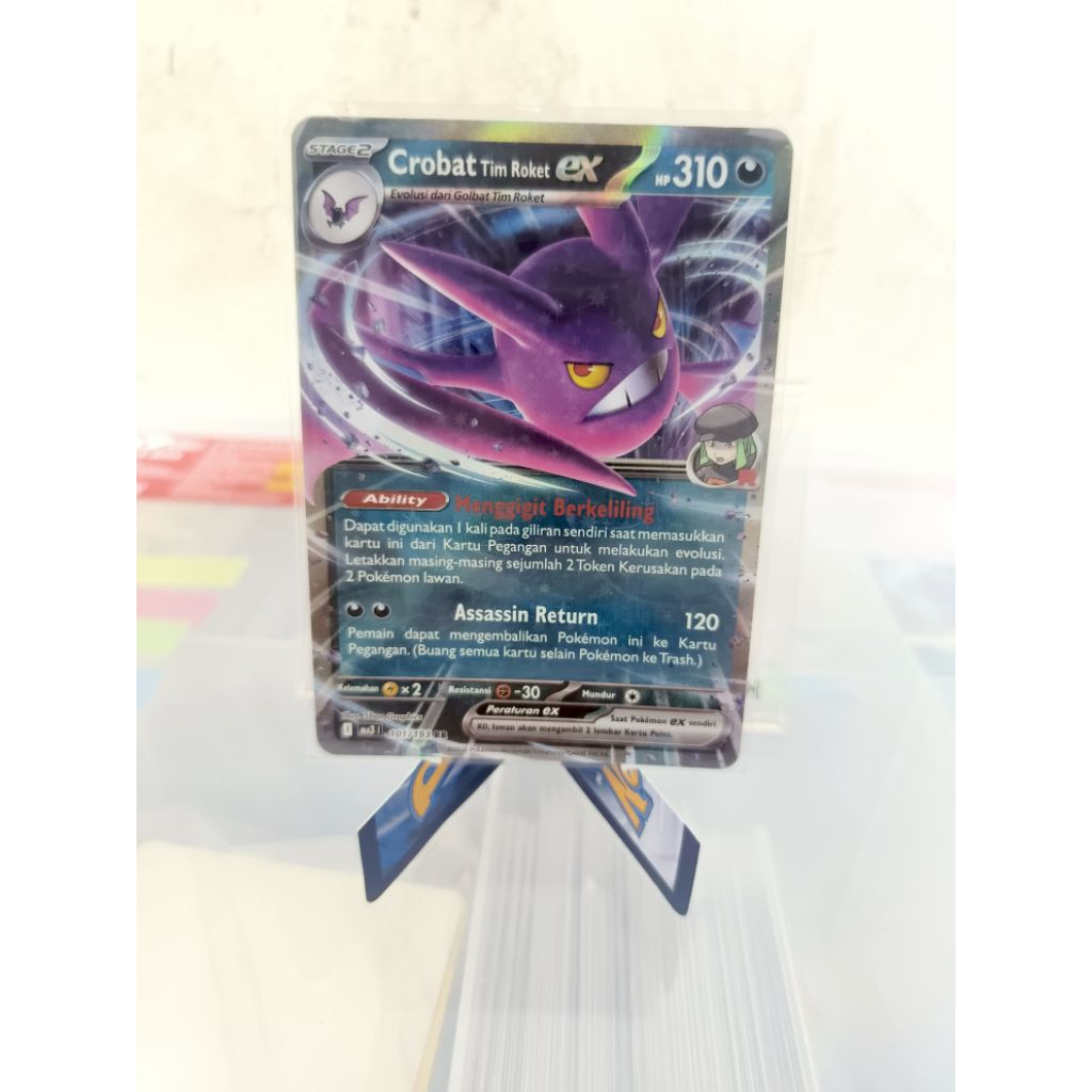 Crobat Tim Roket ex 101/193 RR - Mega Impian
