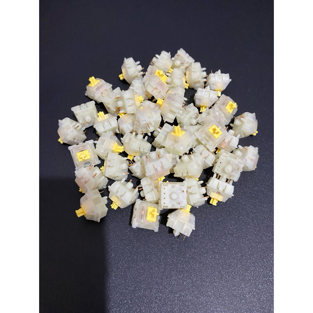Gateron Milky Yellow Ks-3 80 pcs Mechanical Keyboard Switch