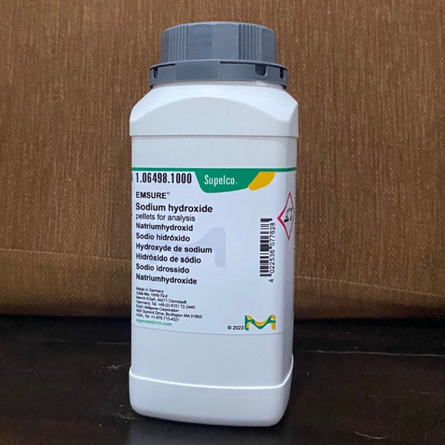 PRELOVED | NaOH | Sodium Hydroxide Pro Analis 500 gr, Merck