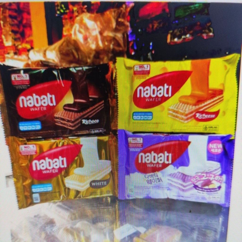 SS - Wafer Nabati Renceng Berbagai Ukuran / Nabati wafer isi 20 isi 10 / Wafer Nabati Keju Coklat