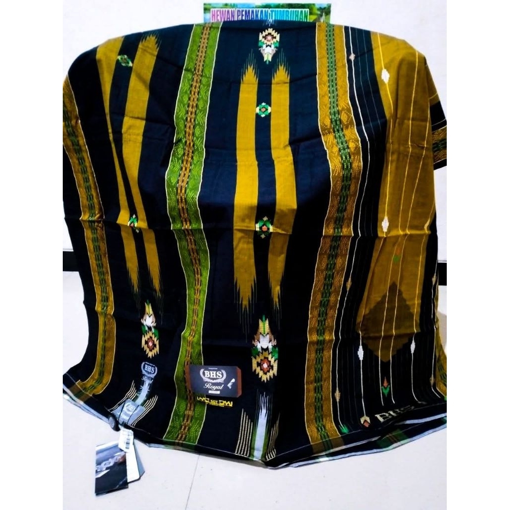 Sarung BHS Royal SGT Silver Lawas Sutra Spunsilk Jahit Tengah ATBM Limited (Bisa COD)