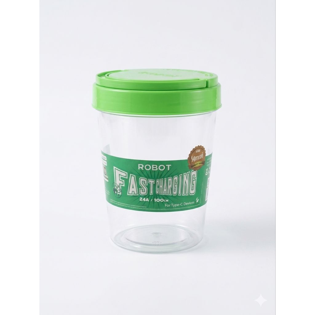 toples kosong  bekas kabel data robot