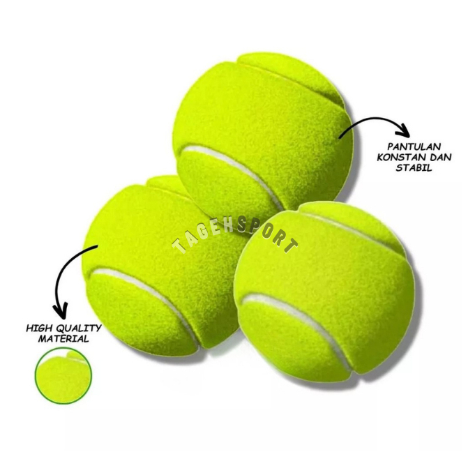 BOLA TENIS LAPANGAN HIJAU / BOLA TENIS HIJAU