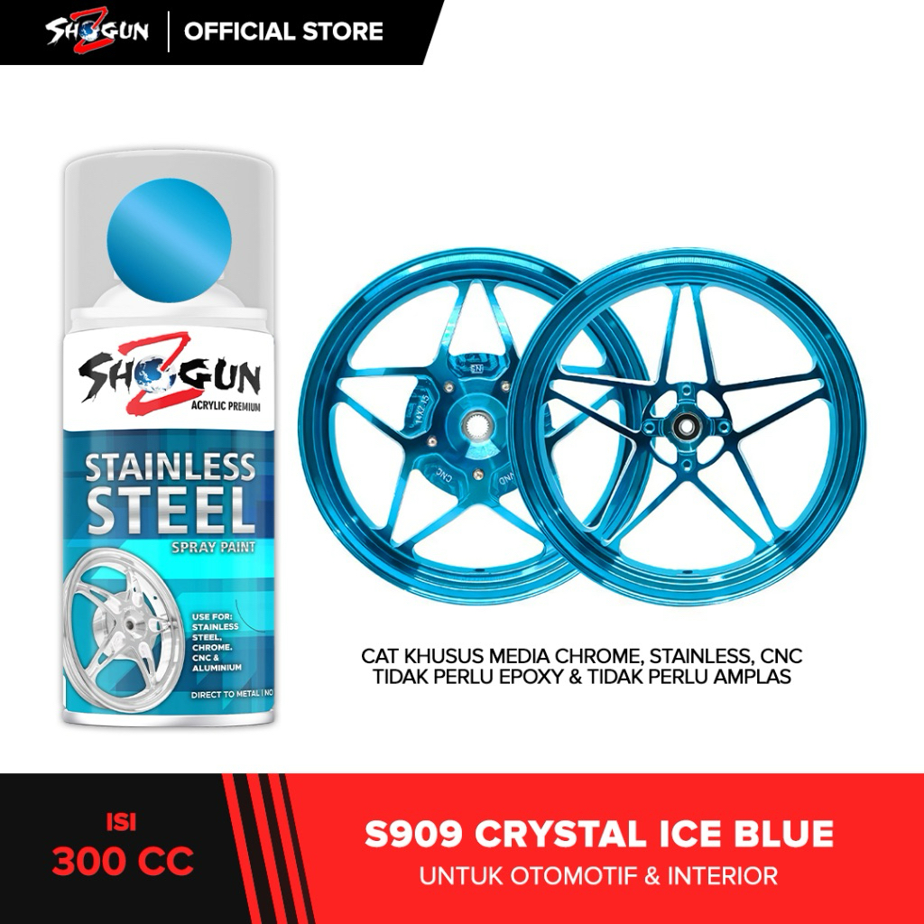 Pilox Shogun Ice Blue || Cat Semprot Body Motor Rangka Motor&Velg Motor