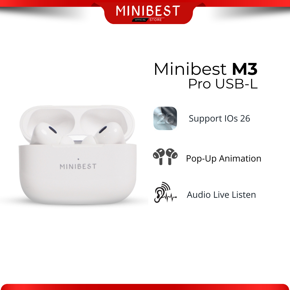 MINIBEST M3 TWS Earphone Headset Bluetooth V5.2